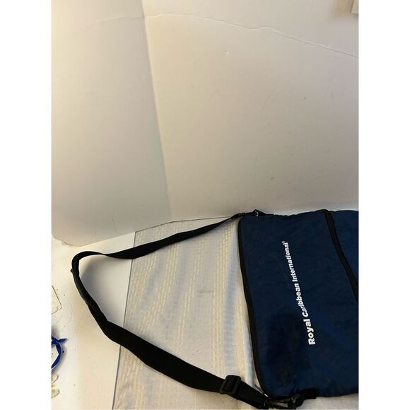 Royal Caribbean International Tote expandable mesh insert tote bag packable navy - Picture 2 of 4